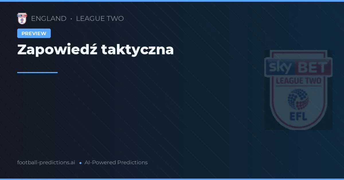 Zapowiedź taktyczna