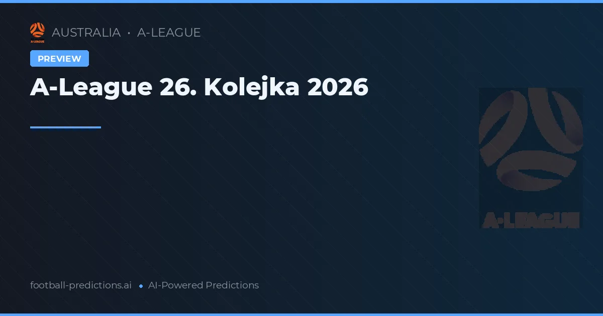 A-League 26. Kolejka 2026