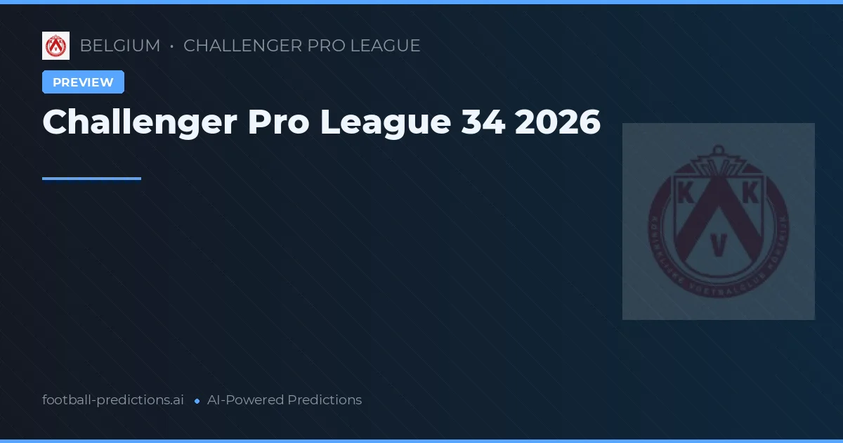 Challenger Pro League 34 2026