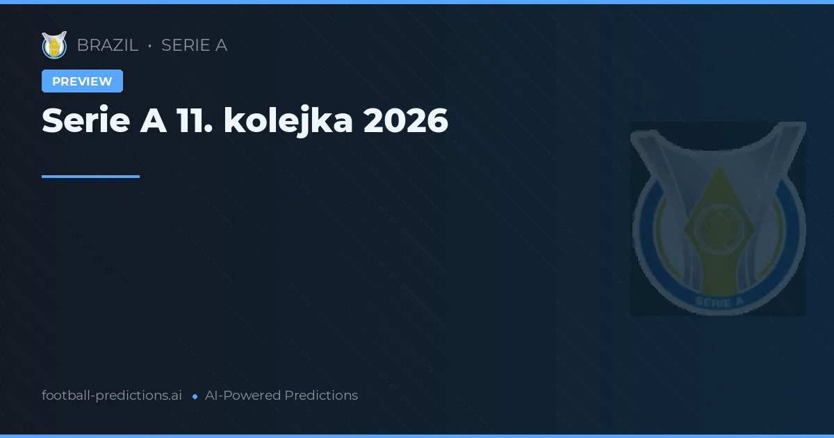 Serie A 11. kolejka 2026