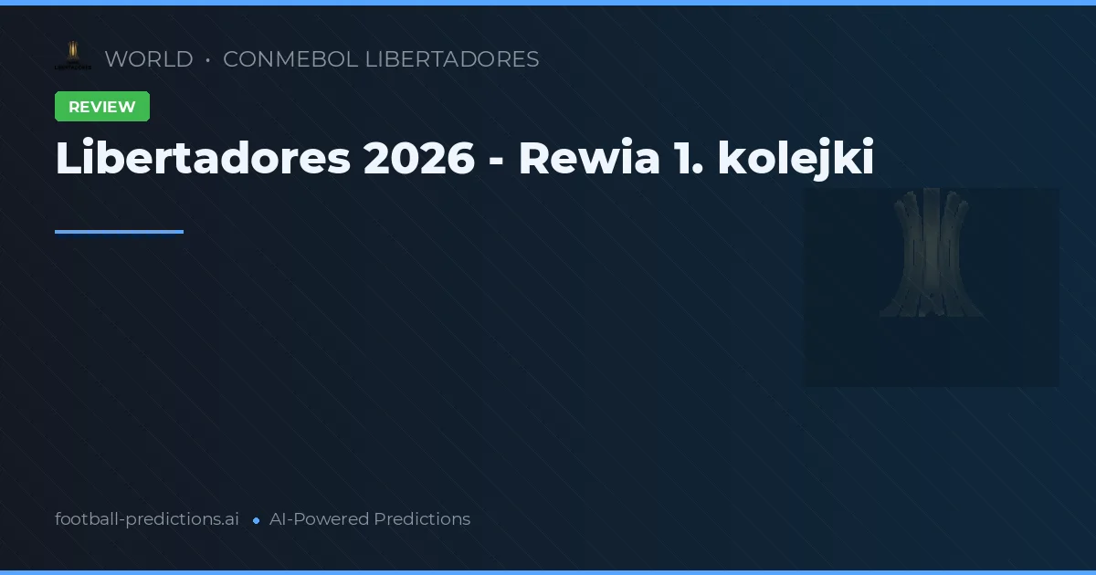 Libertadores 2026 - Rewia 1. kolejki
