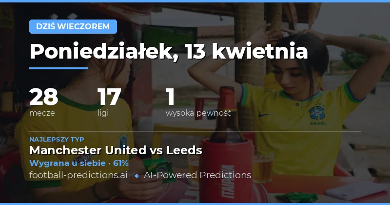 Przegląd meczów w nocy z 13 na 14 kwietnia 2026