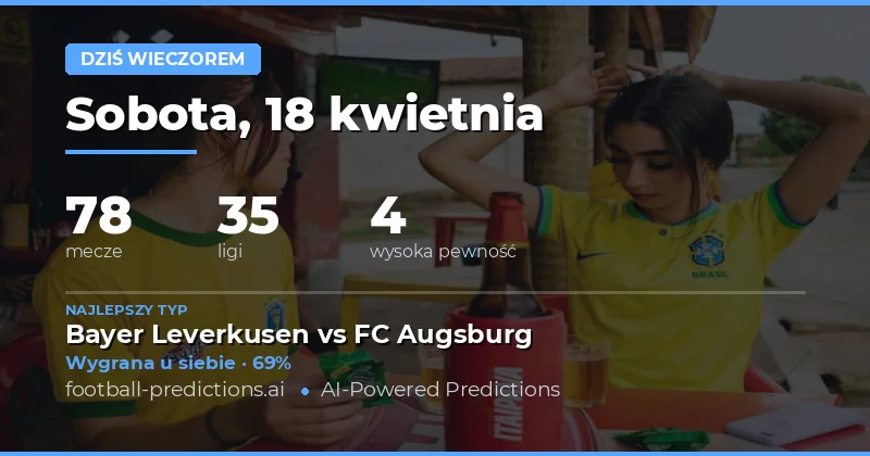 Przegląd najważniejszych meczów na 18 kwietnia 2026 roku