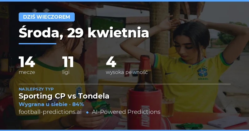 Przegląd dzisiejszych meczów piłki nożnej