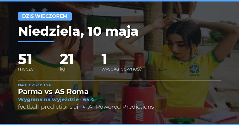Kluczowe trendy w meczach na dziś 10 maja 2026
