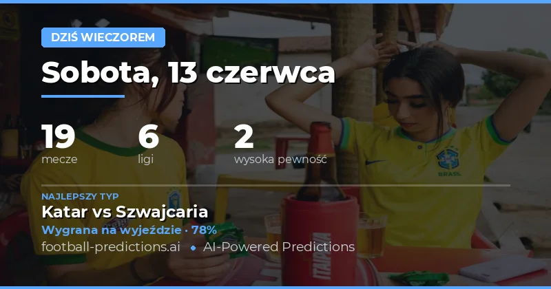 Sobotni program typów i kursów bukmacherskich