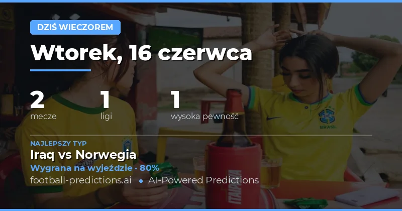 Główne mecze World Cup we wtorek 16 czerwca 2026