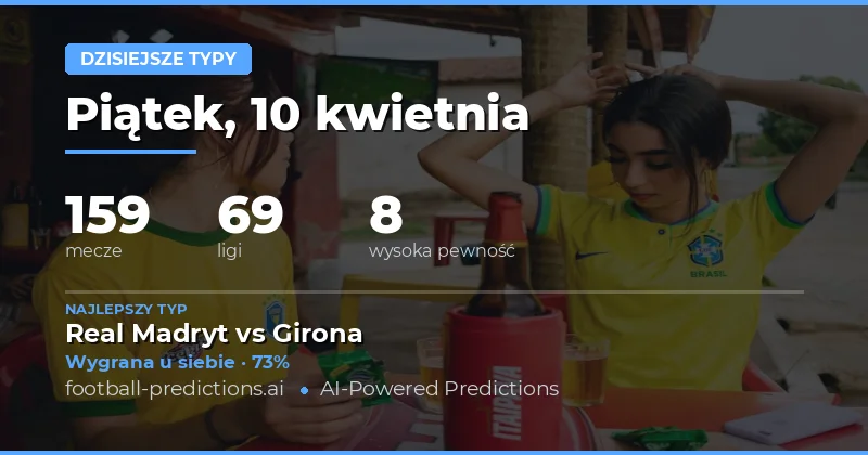 Predykcje meczów 10 kwietnia 2026 – co warto rozważyć?