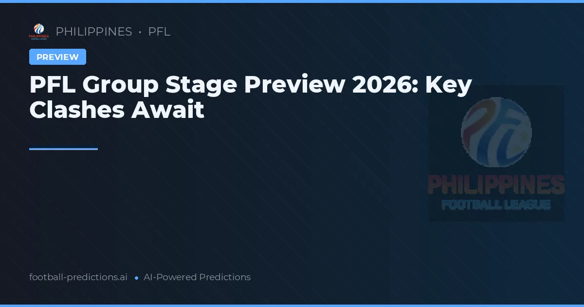 PFL Group Stage Preview 2026: Key Clashes Await