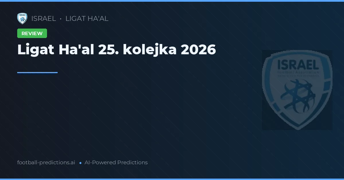 Ligat Ha'al 25. kolejka 2026