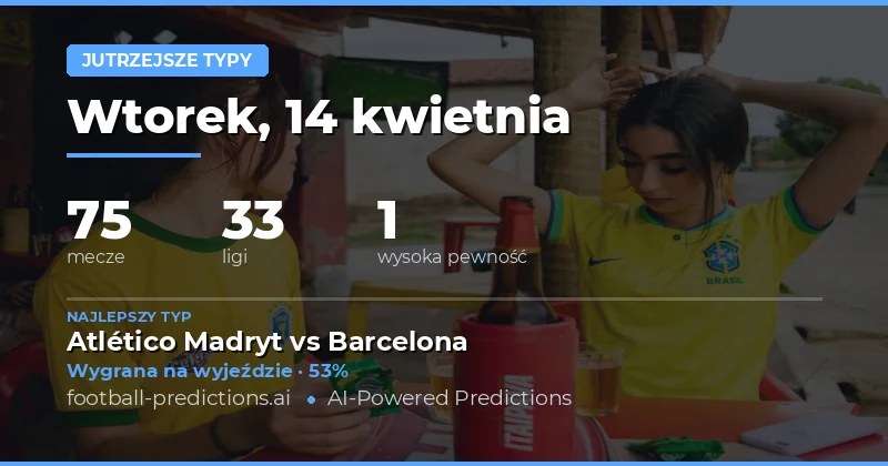 Meczowe wyzwania na 14 kwietnia 2026