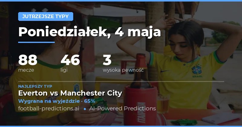 Przegląd meczowych przewidywań na 4 maja 2026