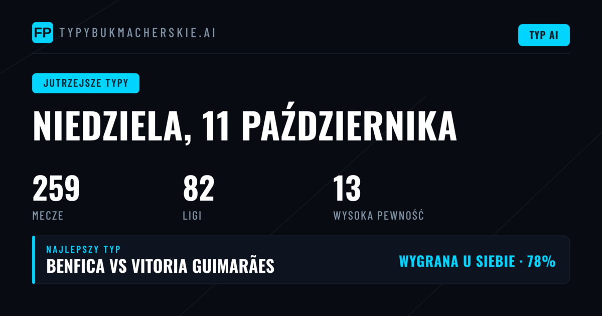 Analiza niedzielnych meczów według lig