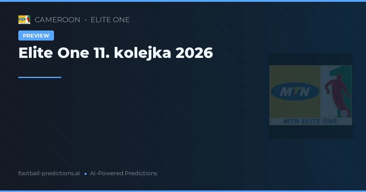 Elite One 11. kolejka 2026