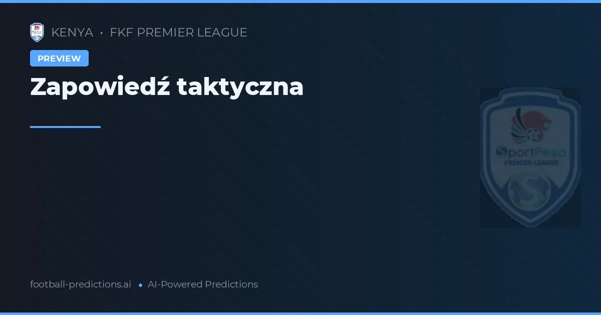 Zapowiedź taktyczna