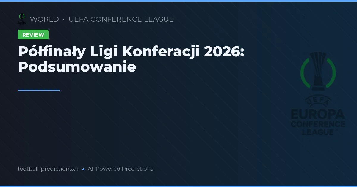 Półfinały Ligi Konferacji 2026: Podsumowanie