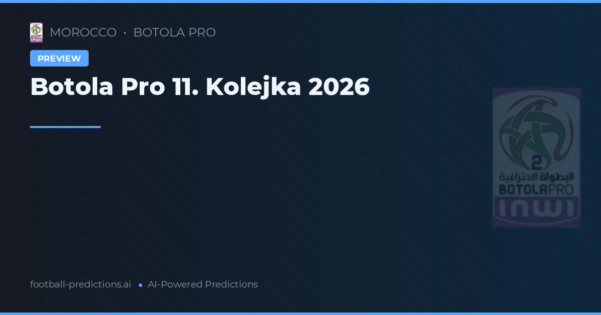 Botola Pro 11. Kolejka 2026