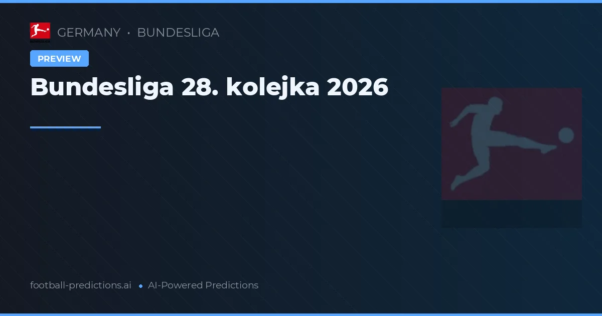 Bundesliga 28. kolejka 2026