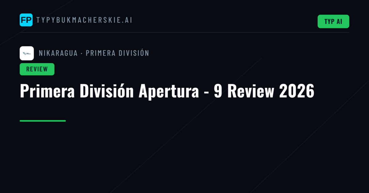 Primera División Apertura - 9 Review 2026