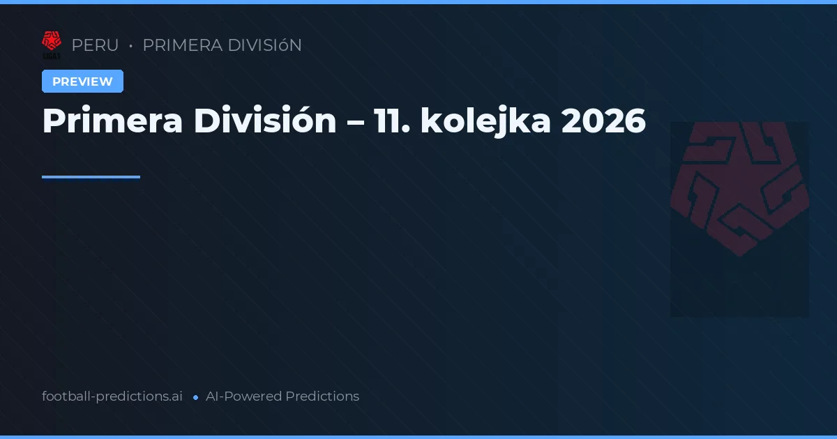 Primera División – 11. kolejka 2026