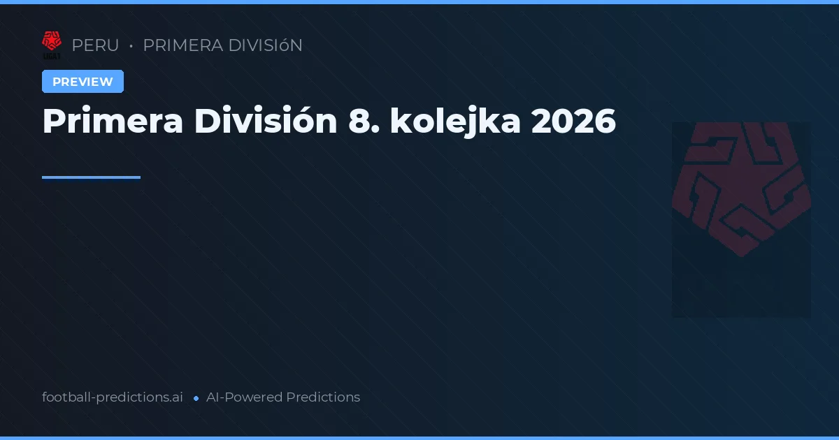 Primera División 8. kolejka 2026