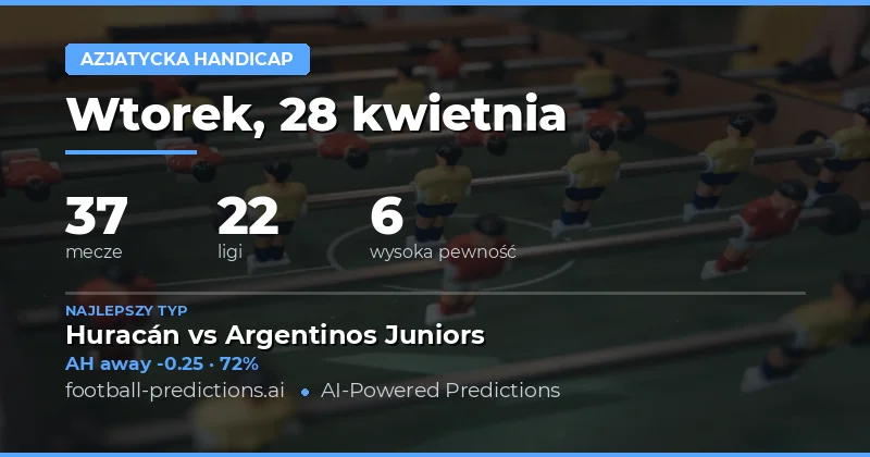 Prognozy piłkarskie na 28 kwietnia 2026 roku