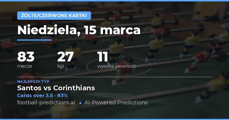 Zakłady na liczby kart żółtych