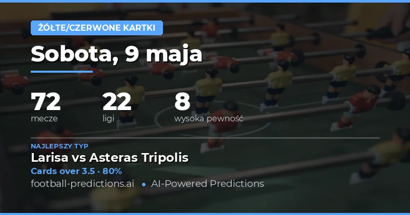 Kluczowe Prognozy Żółtych Kart na Piątek