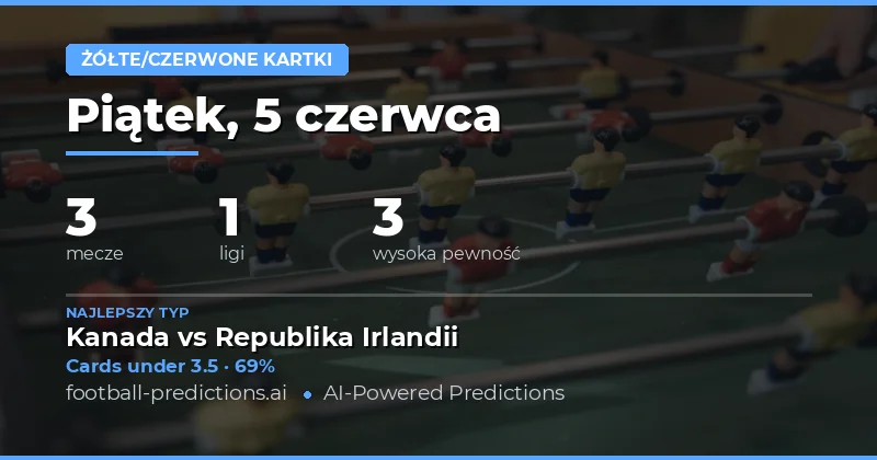 Typy Over/Under na żółte kartki – wprowadzenie do analizy