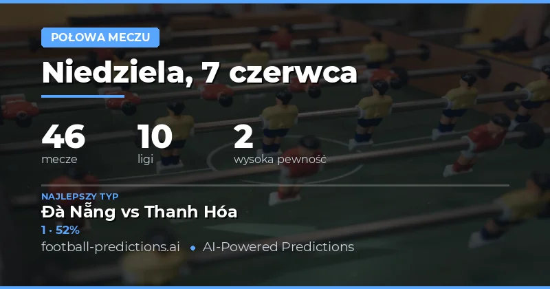 Wprowadzenie do typów HT/FT na 7 czerwca 2026