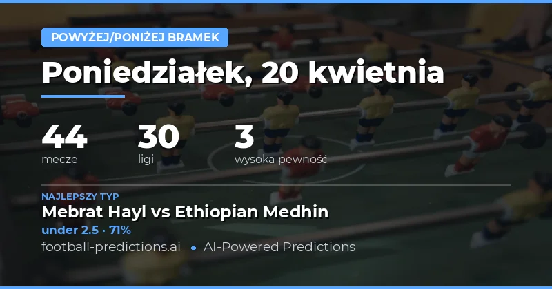 Analiza statystyczna kalendarza sportowego