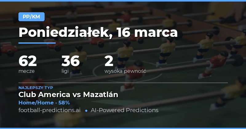 Prognostyka podwójnego wyniku w połowie meczu