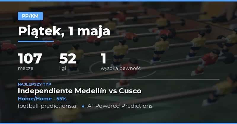 Kluczowe typy Half Time / Full Time na sobotę