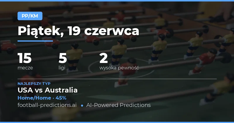 Top HT/FT Picks na dziś