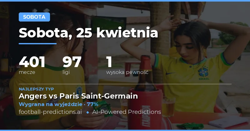 Sobota 25 kwietnia 2026 – co czeka na kibiców?