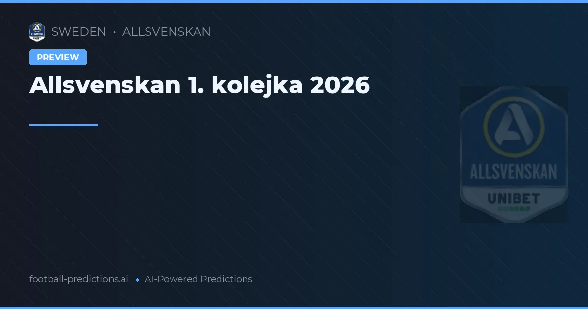 Allsvenskan 1. kolejka 2026