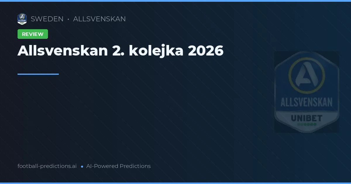 Allsvenskan 2. kolejka 2026