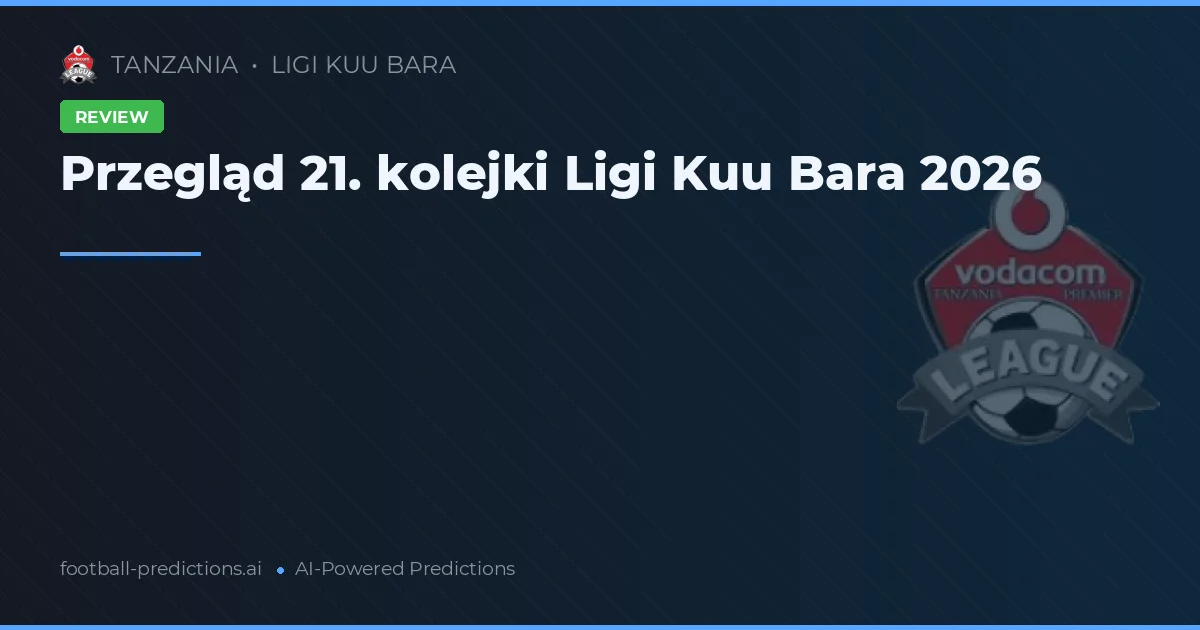 Przegląd 21. kolejki Ligi Kuu Bara 2026