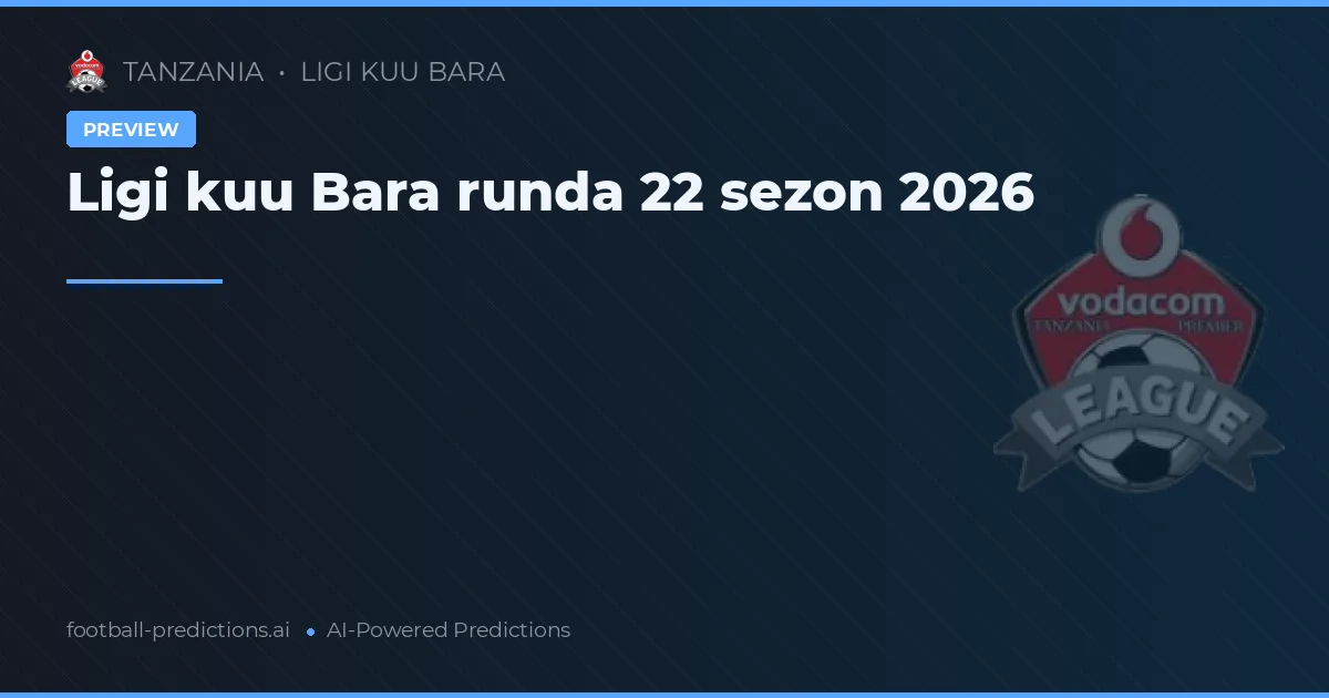 Ligi kuu Bara runda 22 sezon 2026