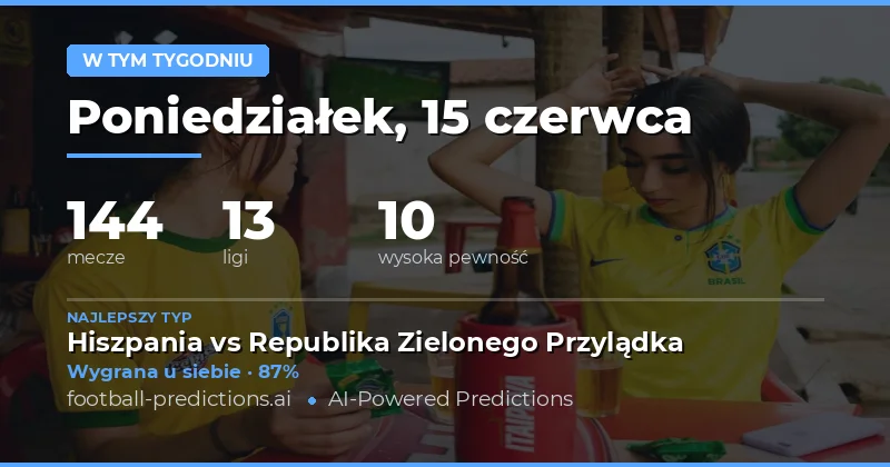 Typy na tydzień 15–21 czerwca 2026