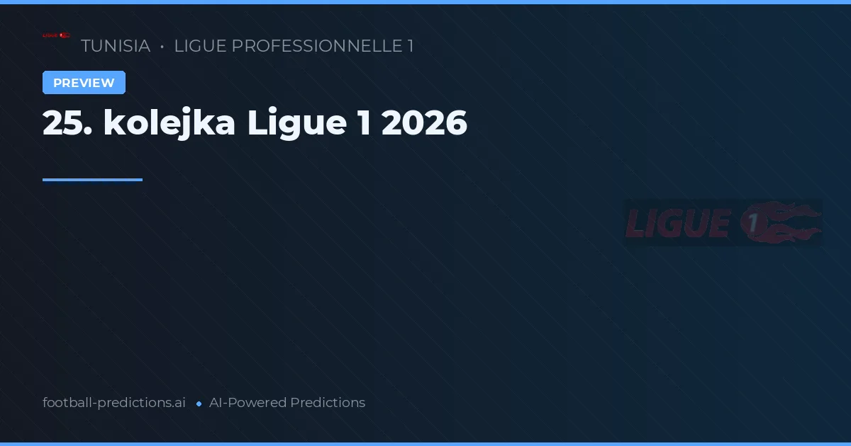 25. kolejka Ligue 1 2026