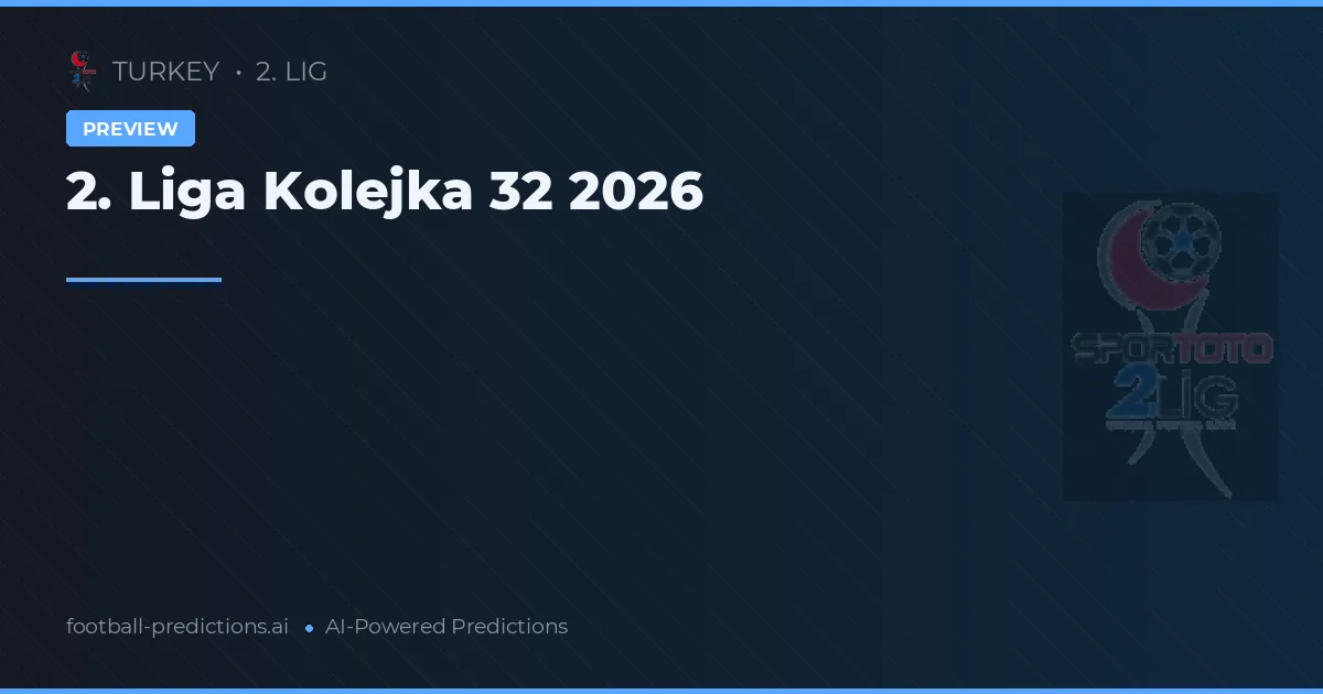 2. Liga Kolejka 32 2026