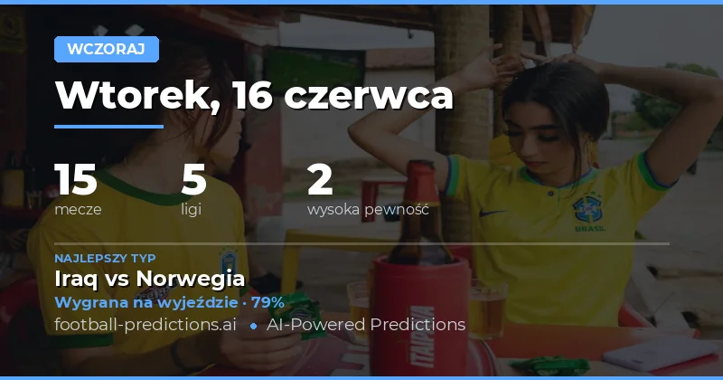 Wtorkowa analiza typów: 1X2, O/U i BTTS na tapecie