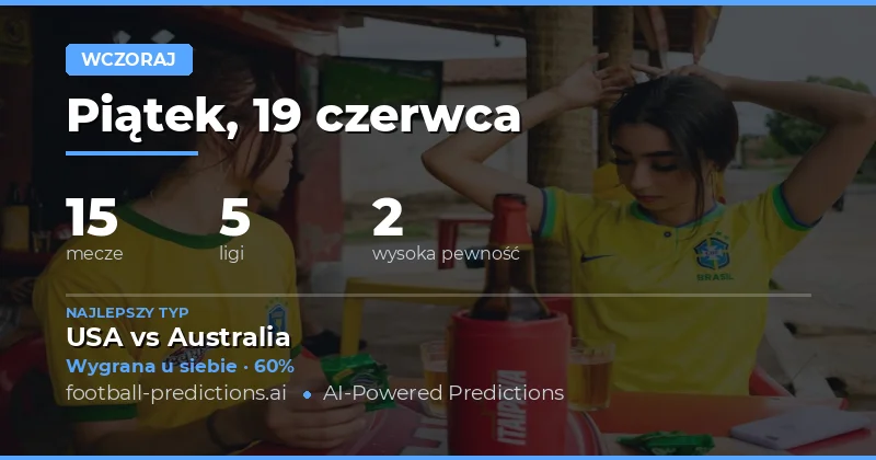 Piątkowe typy na żywo – podsumowanie i analiza