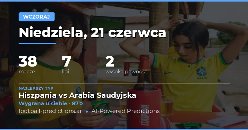 Niedziela pełna niespodzianek — podsumowanie typów