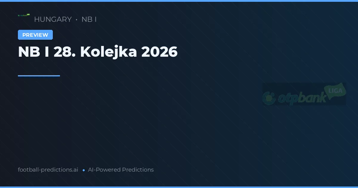 NB I 28. Kolejka 2026