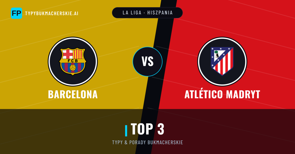 Barcelona vs Atlético Madryt Typy i statystyki