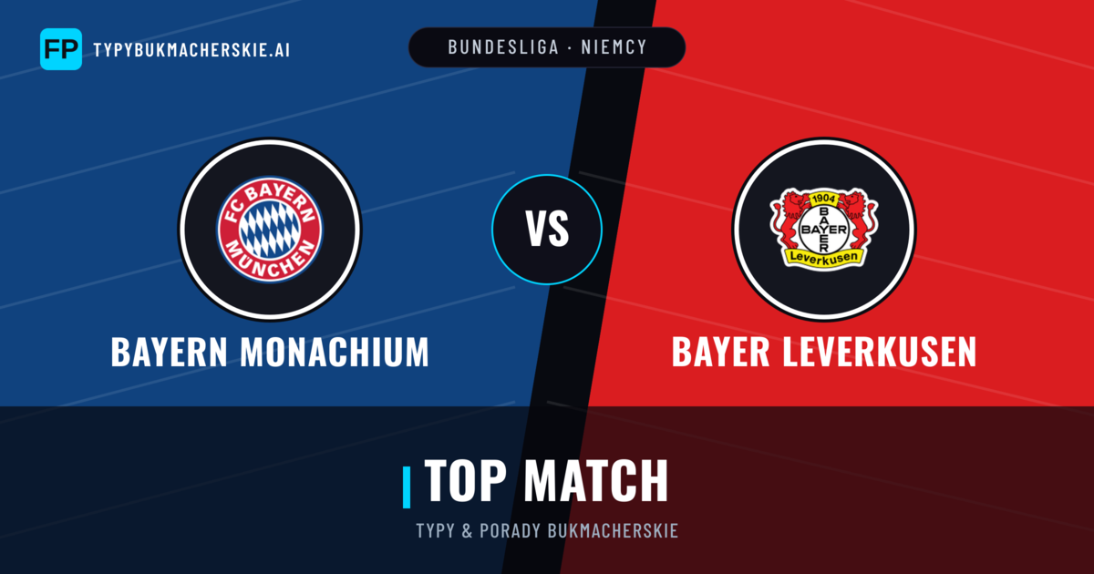 Bayern Monachium vs Bayer Leverkusen Typy i statystyki