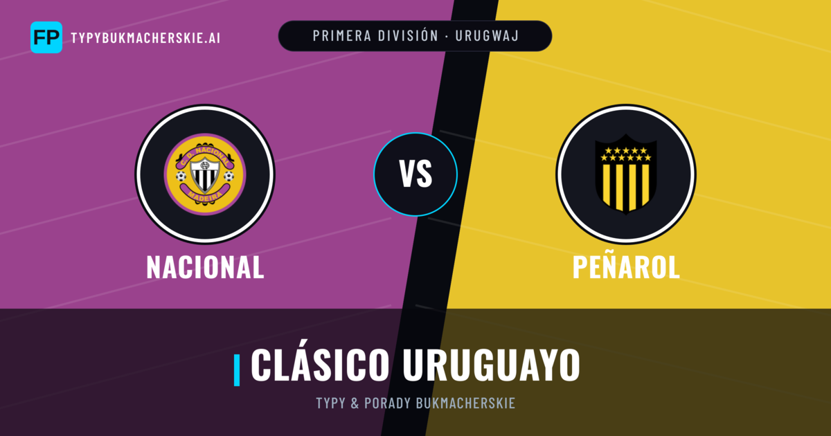 Nacional vs Peñarol Typy i statystyki
