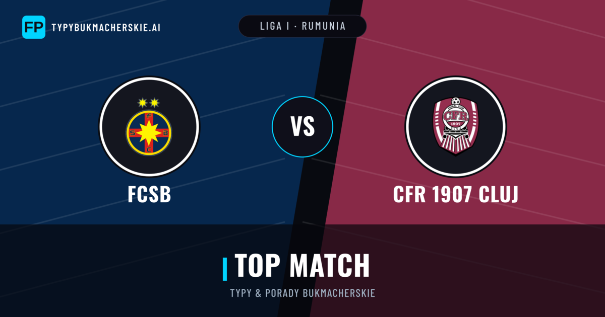 FCSB vs CFR 1907 Cluj Typy i statystyki